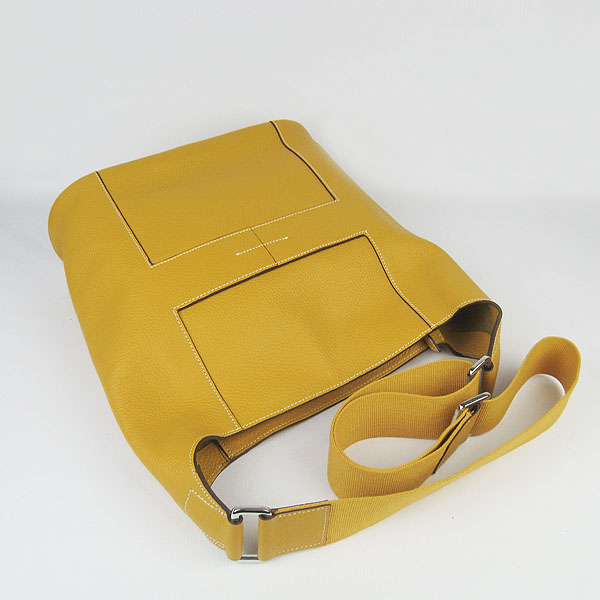 Knockoff Hermes Good News H Women Shoulder Bag Yellow H2801 - Click Image to Close